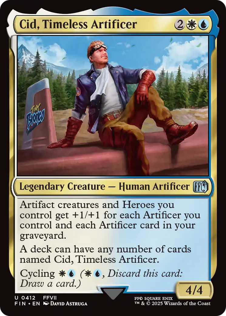 Cid, Timeless Artificer (0412) [FINAL FANTASY] Foil