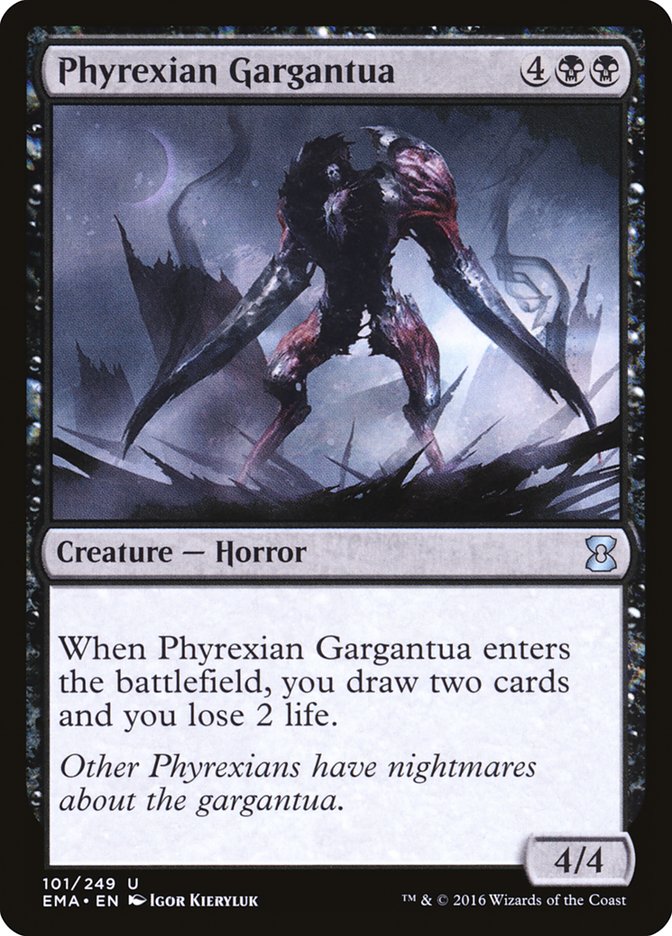 Phyrexian Gargantua [Eternal Masters] Foil