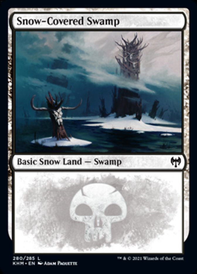 Snow-Covered Swamp (280) [Kaldheim] Foil