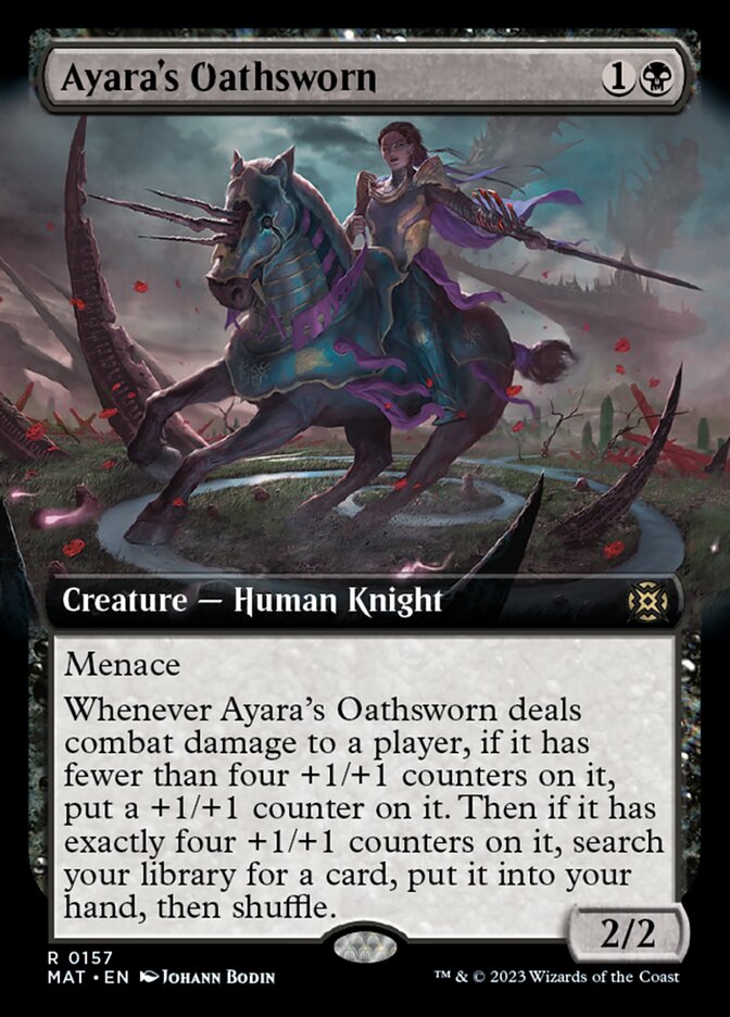 Ayara's Oathsworn (Extended Art) [March of the Machine: The Aftermath] Foil