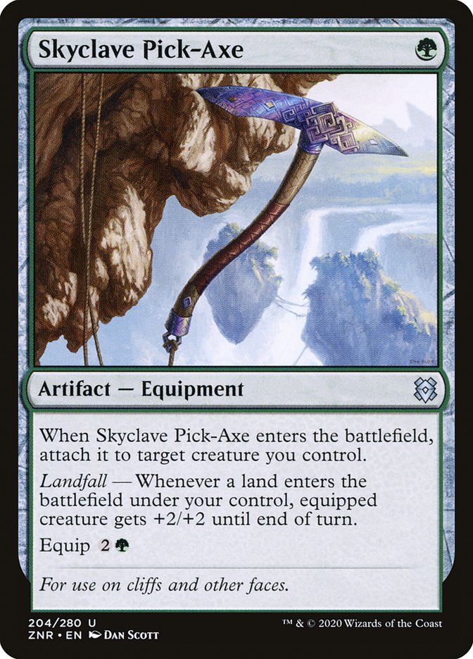 Skyclave Pick-Axe [Zendikar Rising] Foil