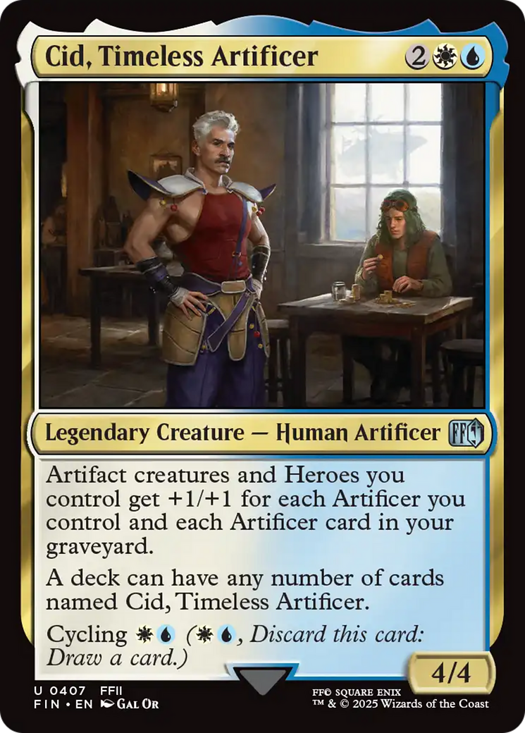 Cid, Timeless Artificer (0407) [FINAL FANTASY] Foil