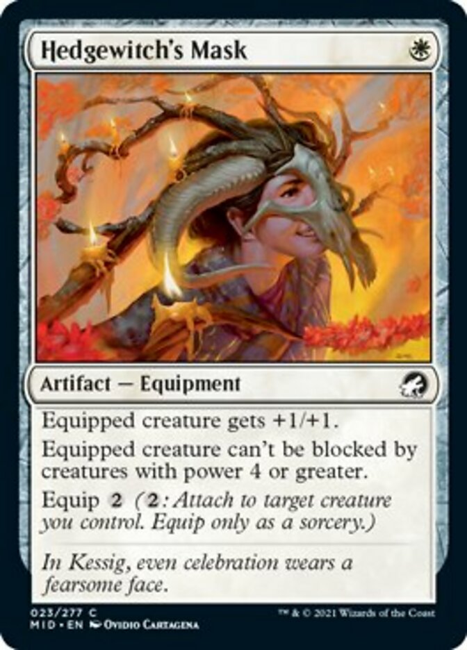 Hedgewitch's Mask [Innistrad: Midnight Hunt] Foil