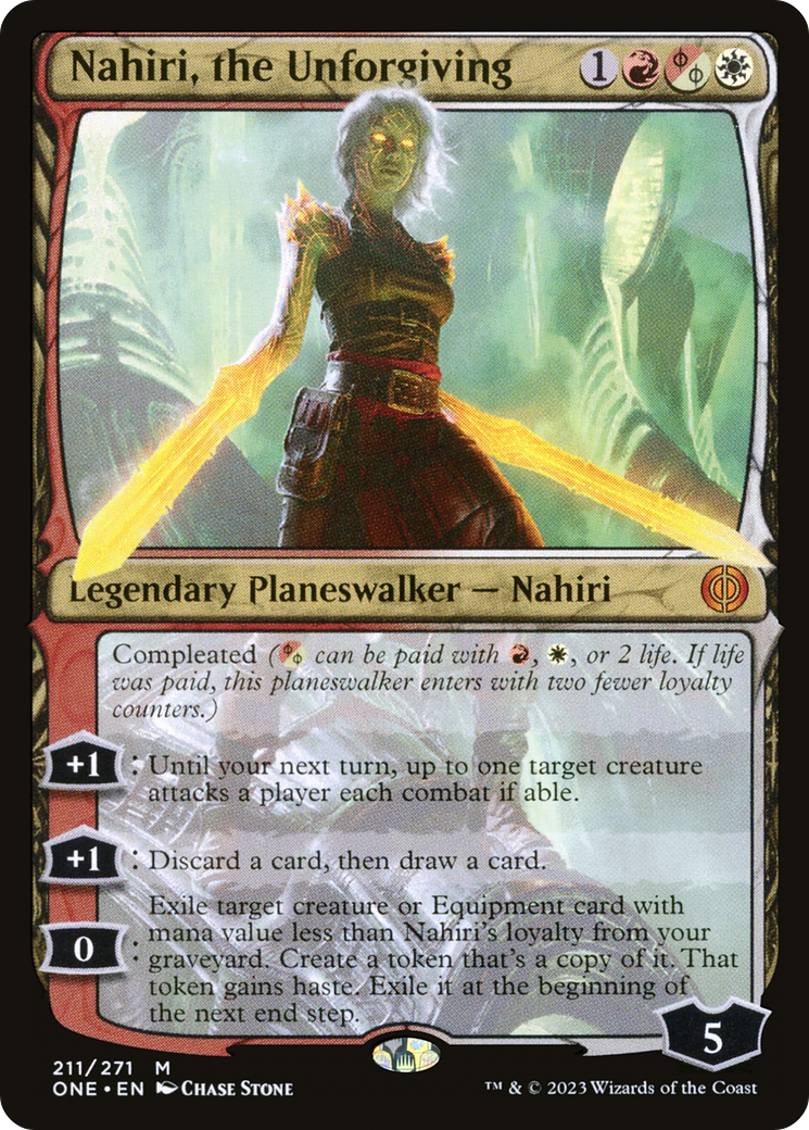 Nahiri, the Unforgiving [Phyrexia: All Will Be One] Foil