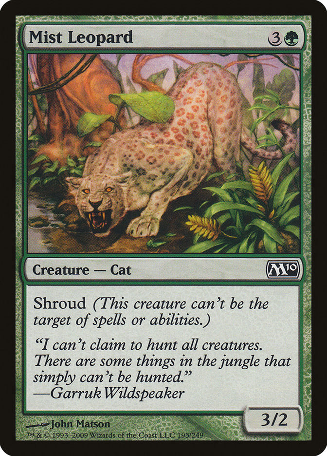 Mist Leopard [Magic 2010] Foil