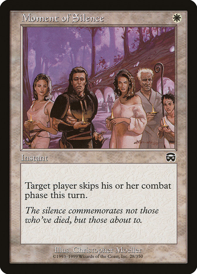 Moment of Silence [Mercadian Masques] Foil
