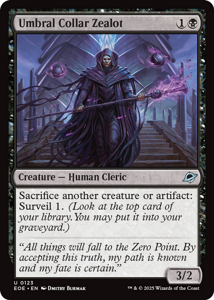 Umbral Collar Zealot [Edge of Eternities] Foil