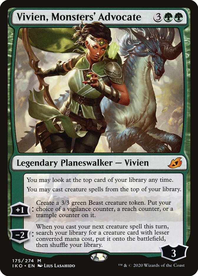 Vivien, Monsters' Advocate [Ikoria: Lair of Behemoths] Foil