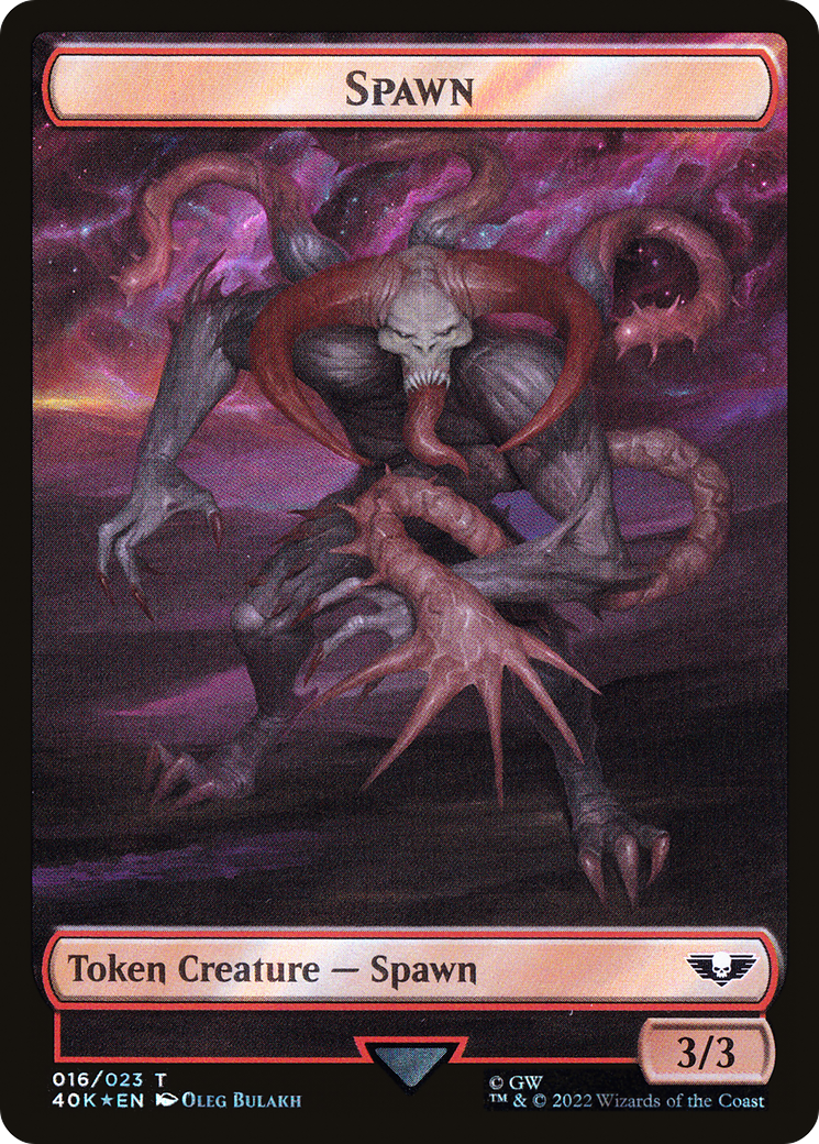 Spawn  [Warhammer 40,000 Tokens] Foil
