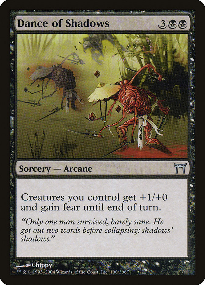 Dance of Shadows [Champions of Kamigawa] Foil