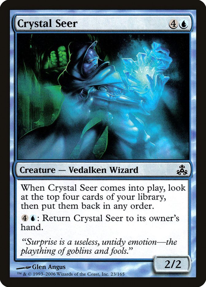Crystal Seer [Guildpact] Foil