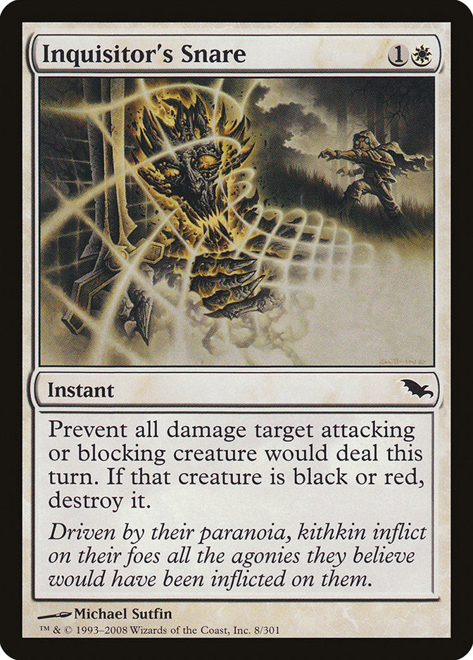 Inquisitor's Snare [Shadowmoor] Foil