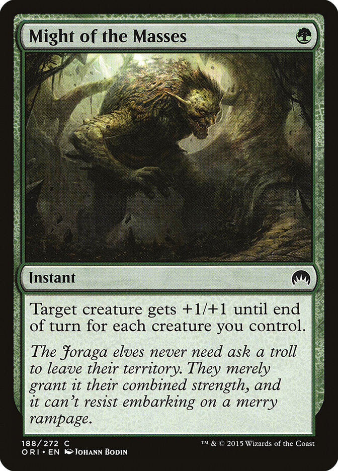 Might of the Masses [Magic Origins] Foil