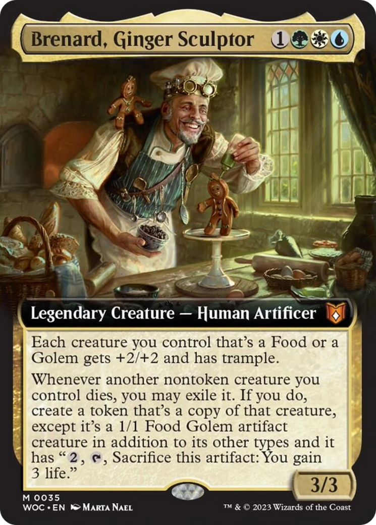 Brenard, Ginger Sculptor (Extended Art) [Wilds of Eldraine Commander] Foil