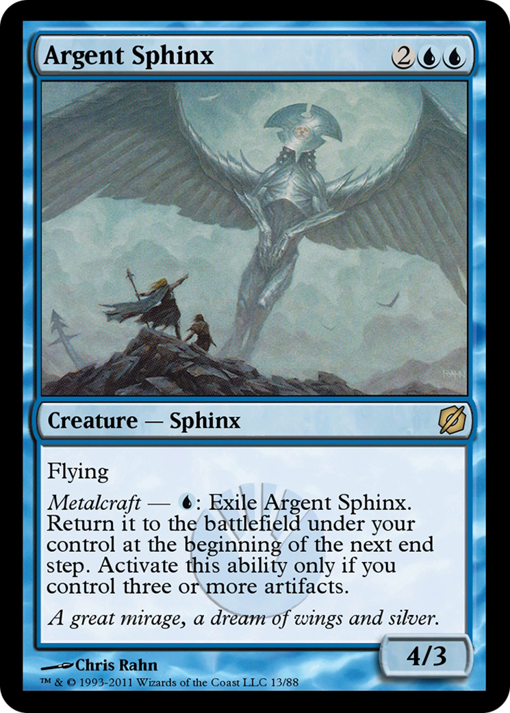 Argent Sphinx  [Duel Decks: Mirrodin Pure vs. New Phyrexia]