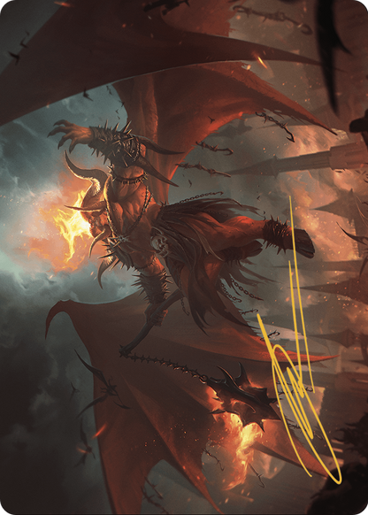 Rakdos, Patron of Chaos // Rakdos, Patron of Chaos  [Murders at Karlov Manor Art Series] (Borderless)