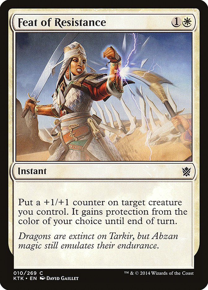 Feat of Resistance [Khans of Tarkir] Foil