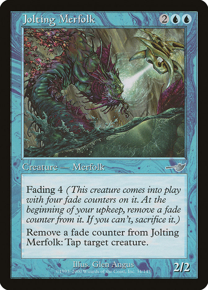 Jolting Merfolk [Nemesis] Foil