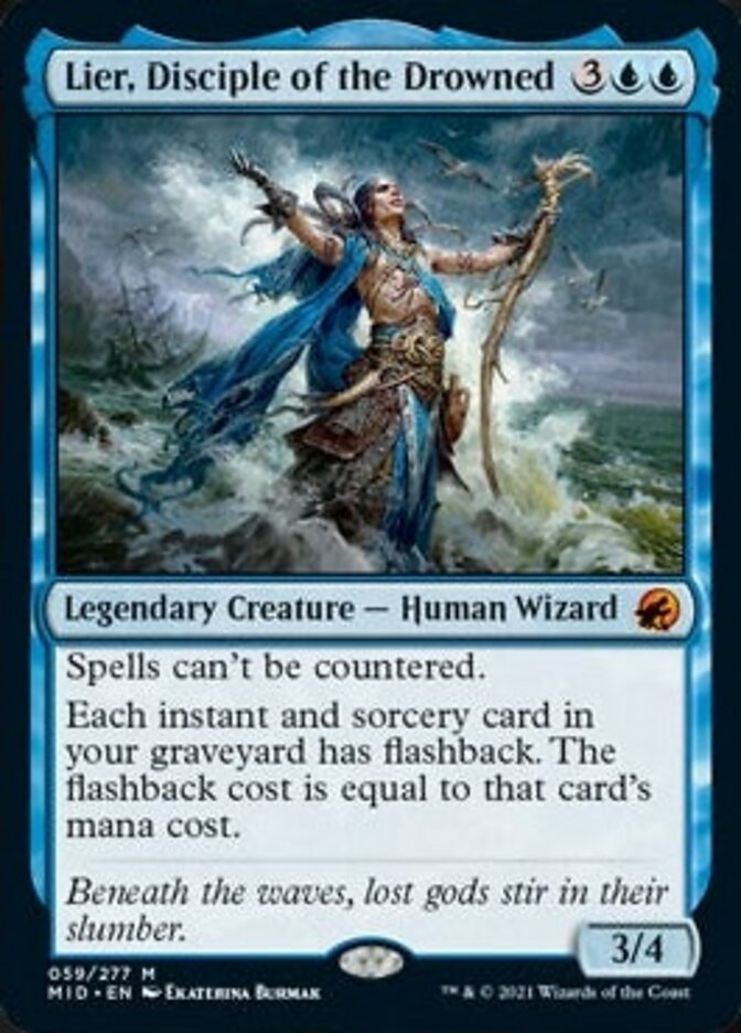 Lier, Disciple of the Drowned [Innistrad: Midnight Hunt] Foil