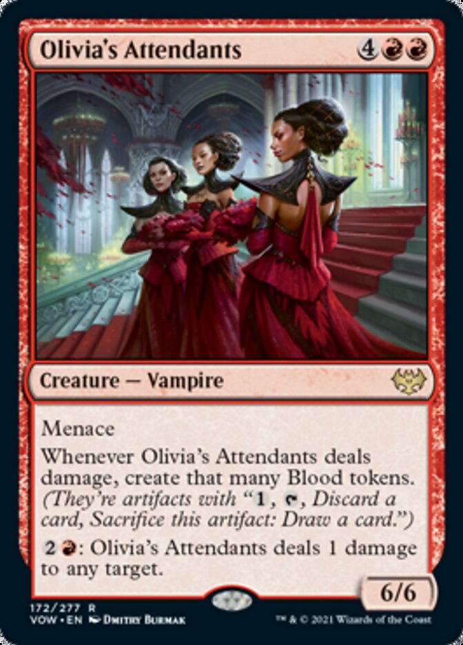 Olivia's Attendants [Innistrad: Crimson Vow] Foil