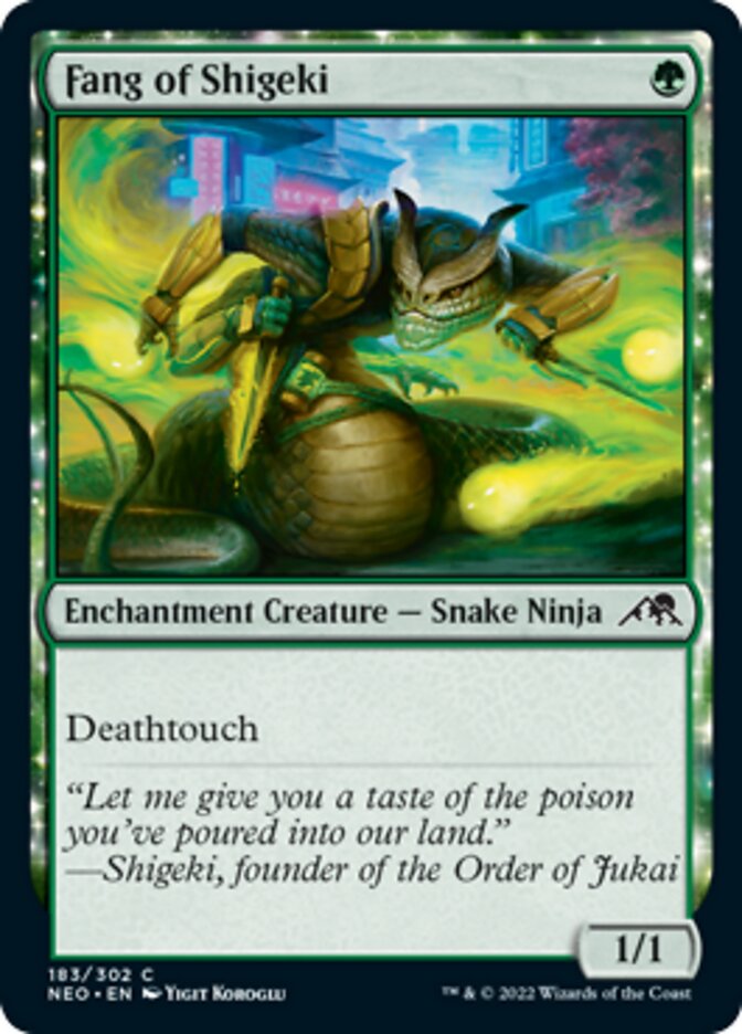 Fang of Shigeki [Kamigawa: Neon Dynasty] Foil