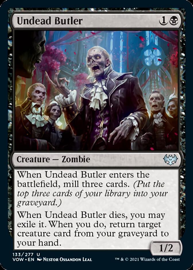 Undead Butler [Innistrad: Crimson Vow] Foil