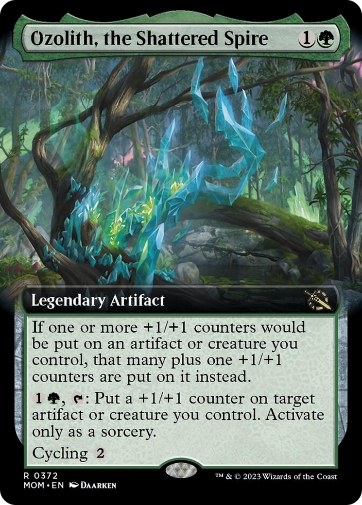 Ozolith, the Shattered Spire (Extended Art) [March of the Machine] Foil