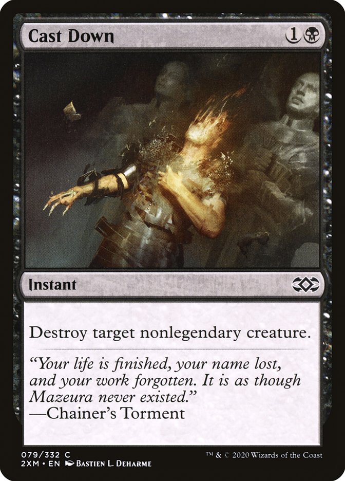 Cast Down [Double Masters] Foil