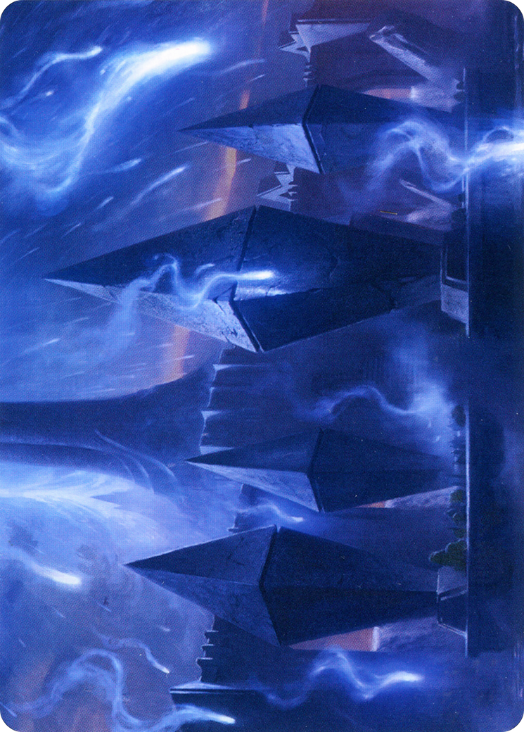 Sea Gate Restoration // Sea Gate Restoration  [Zendikar Rising Art Series] (Borderless)
