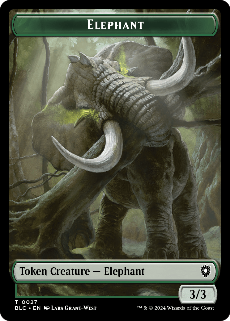 Elephant  [Bloomburrow Commander Tokens]