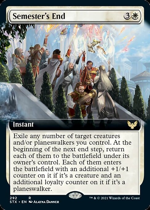 Semester's End (Extended Art) [Strixhaven: School of Mages] Foil