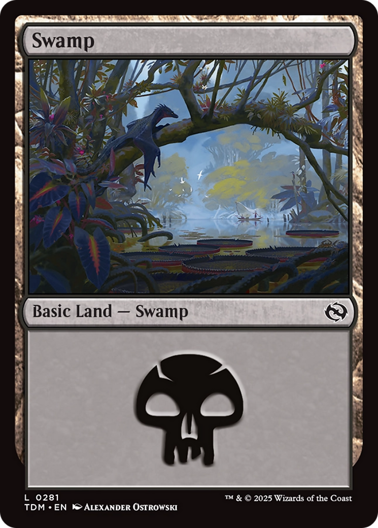 Swamp (0281) [Tarkir: Dragonstorm] Foil