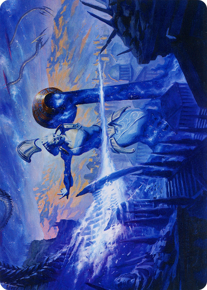 Ephara, Ever-Sheltering // Ephara, Ever-Sheltering  [March of the Machine Art Series] (Borderless) Foil