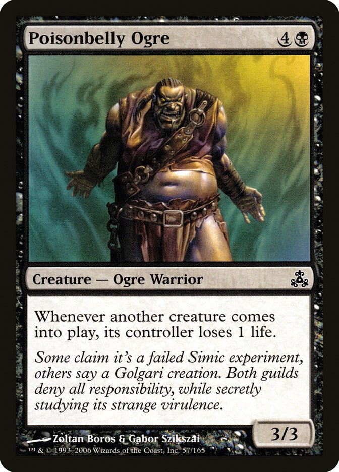 Poisonbelly Ogre [Guildpact] Foil
