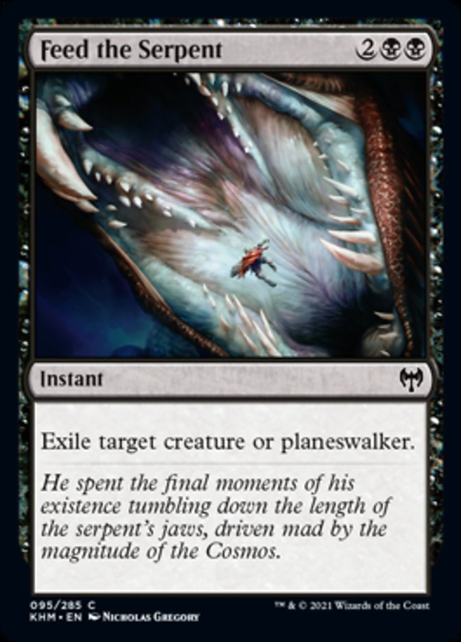 Feed the Serpent [Kaldheim] Foil