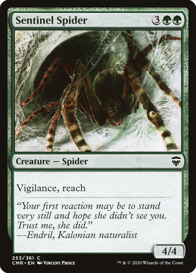 Sentinel Spider [Commander Legends] Foil