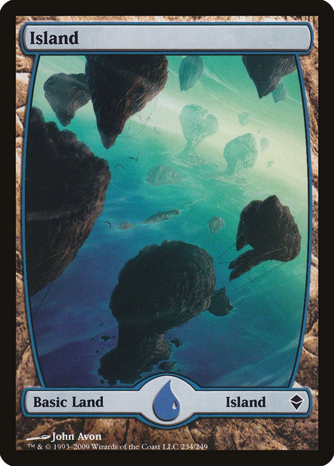 Island (234) [Zendikar] Foil