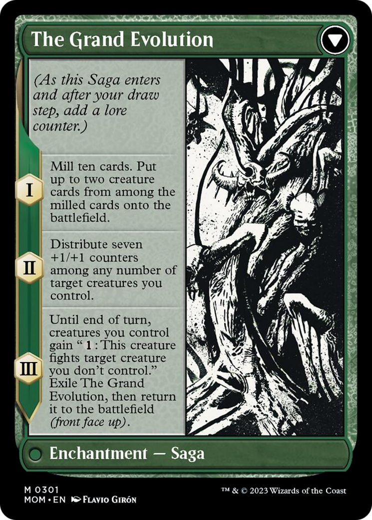 Vorinclex // The Grand Evolution (Showcase Planar Booster Fun) [March of the Machine] Foil