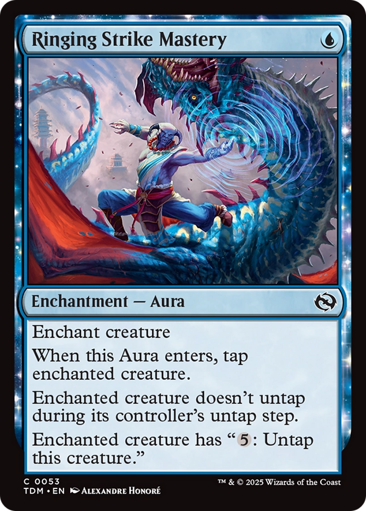 Ringing Strike Mastery [Tarkir: Dragonstorm] Foil