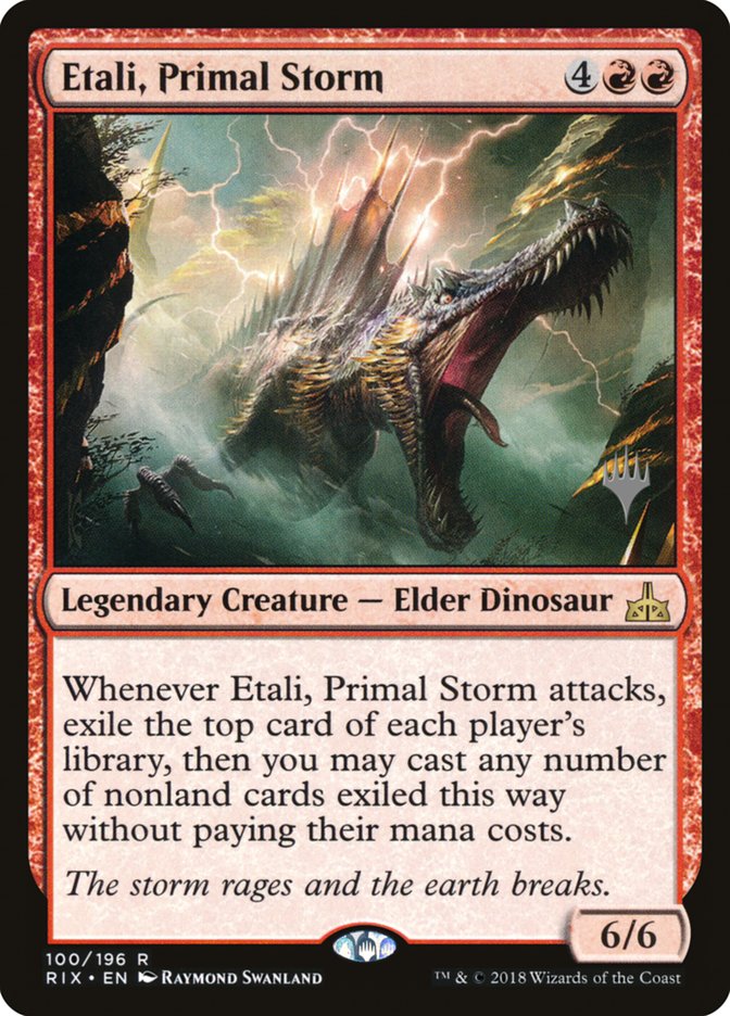 Etali, Primal Storm (Promo Pack) [Rivals of Ixalan Promos] Foil