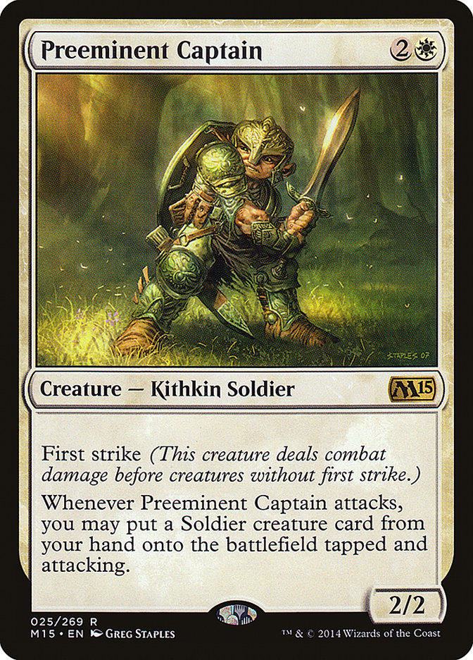 Preeminent Captain [Magic 2015] Foil