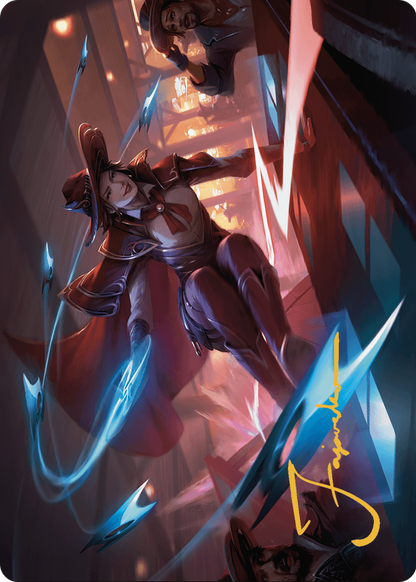 Slick Sequence // Slick Sequence  [Outlaws of Thunder Junction Art Series] (Borderless)