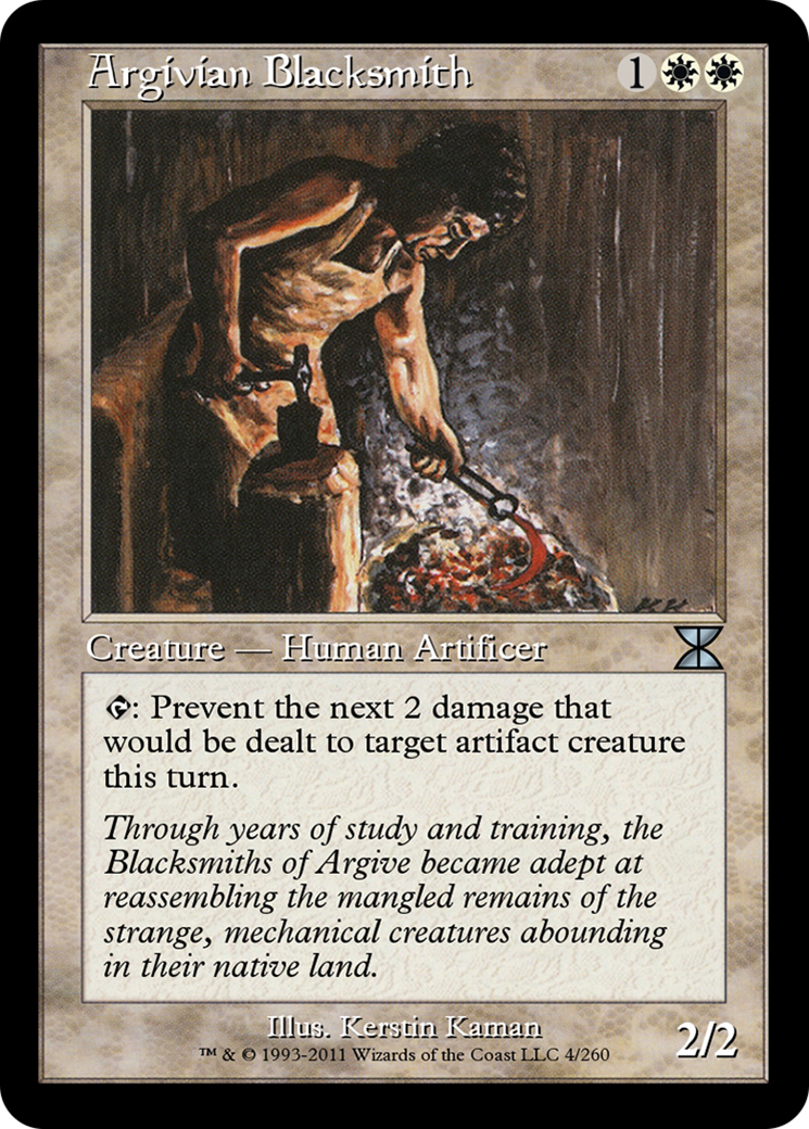 Argivian Blacksmith  [Masters Edition IV] Foil