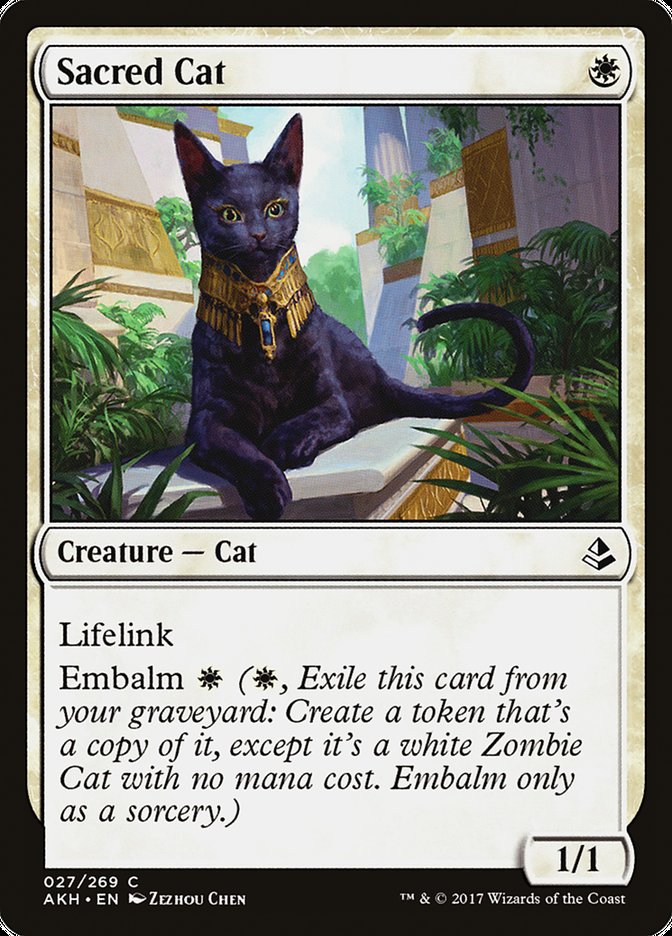 Sacred Cat [Amonkhet] Foil