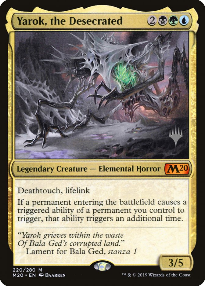 Yarok, the Desecrated (Promo Pack) [Core Set 2020 Promos] Foil