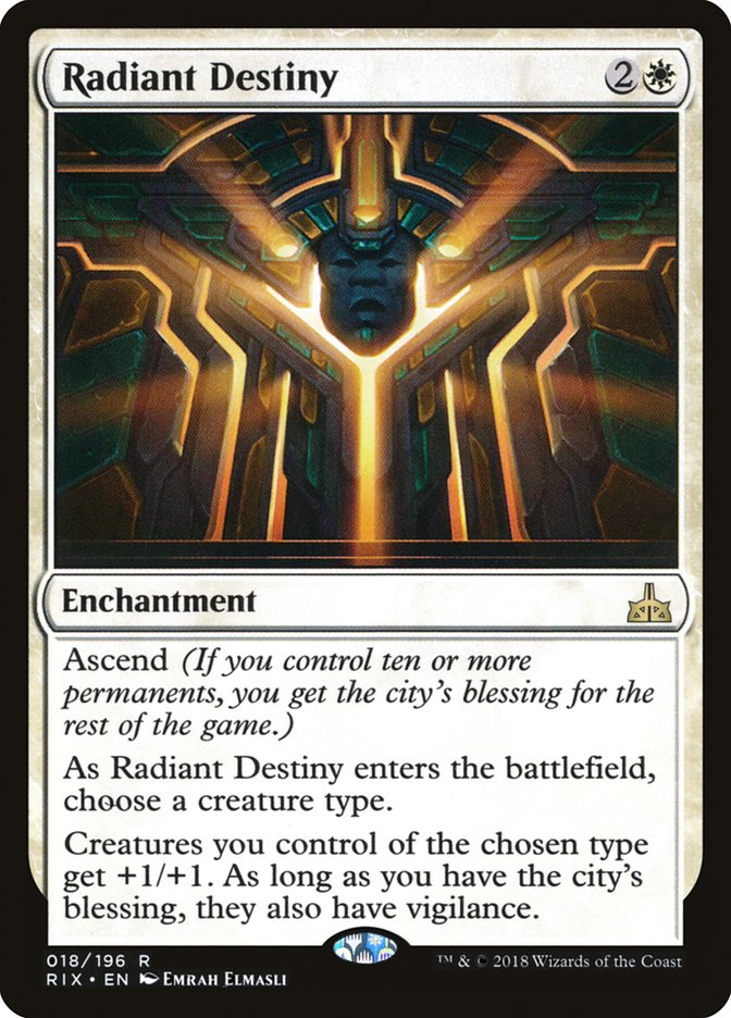 Radiant Destiny [Rivals of Ixalan] Foil