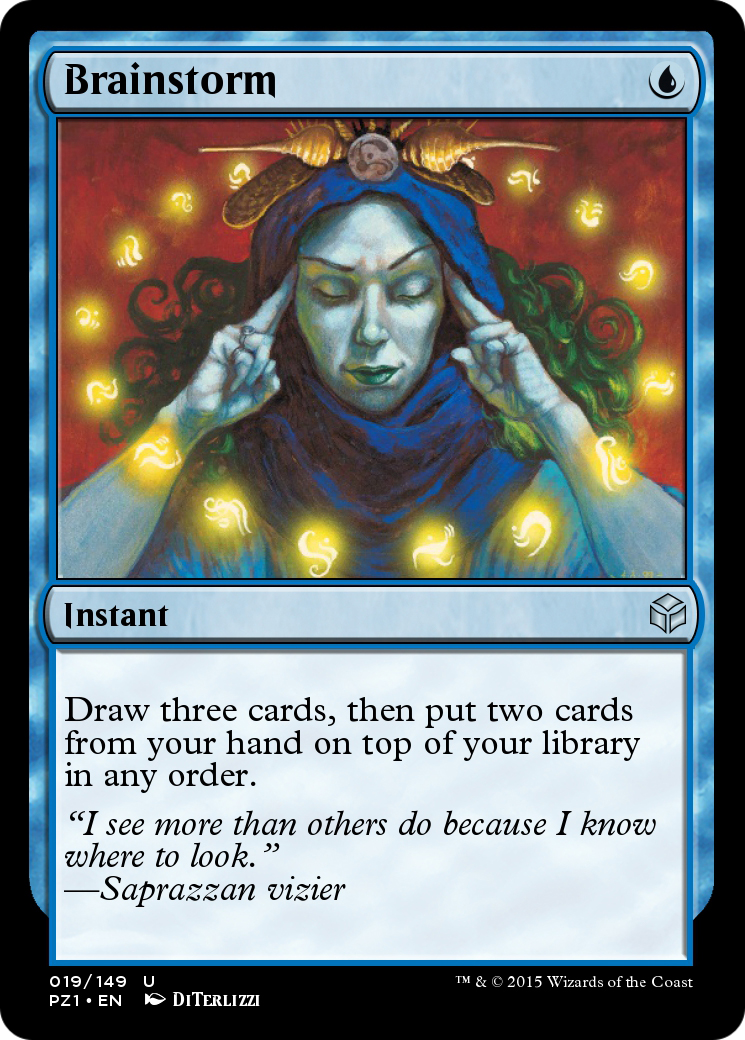 Brainstorm  [Legendary Cube Prize Pack] Foil