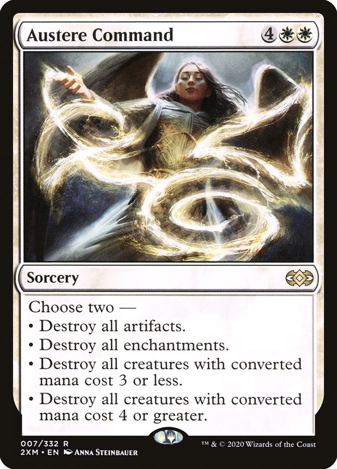 Austere Command [Double Masters] Foil