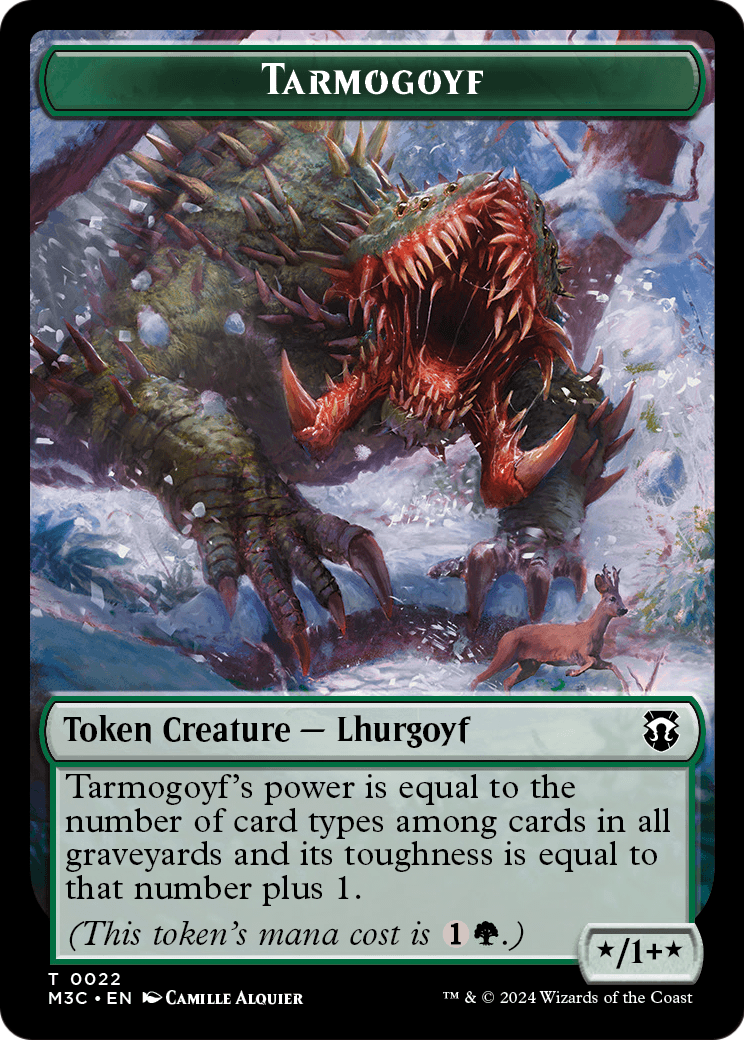 Tarmogoyf  [Modern Horizons 3 Commander Tokens] Foil