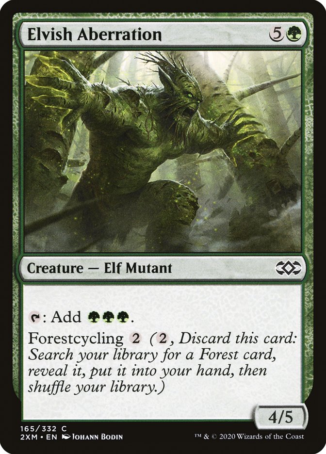 Elvish Aberration [Double Masters] Foil